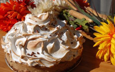 Sweet Potato Cheesecake with Marshmallow Meringue