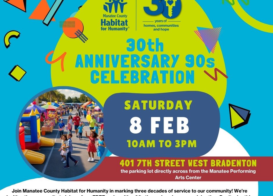 Exciting Date Change for Our 30th Anniversary Celebration & Vendor Call!