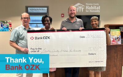 Bank OZK Donates $5,000 to Support Advancing Black Homeownership in Manatee County