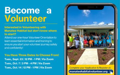 Volunteer Orientation Dates (September-October 2025)