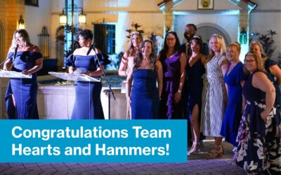 Congratulations Team Hearts and Hammers!